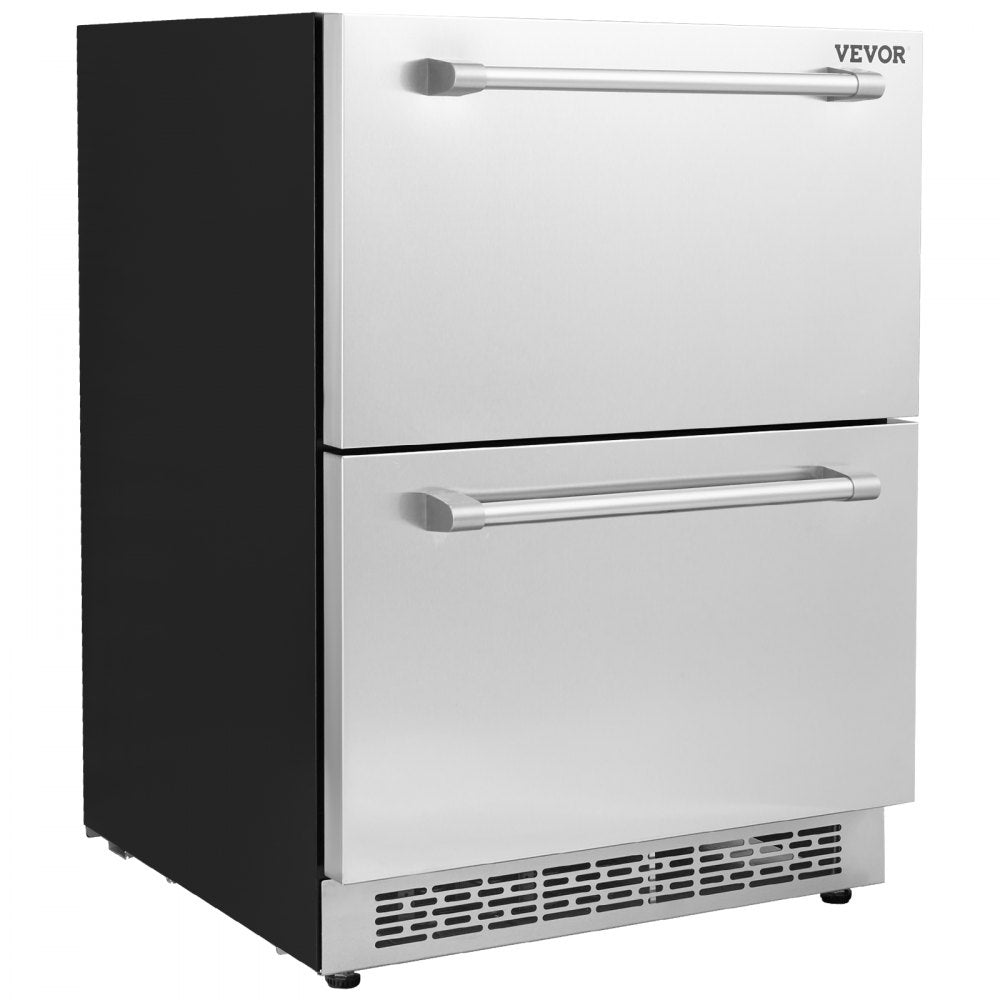 BC-145WD - 24" Stainless Steel 2-Drawer Wine Cooler with Dual Temperature Control