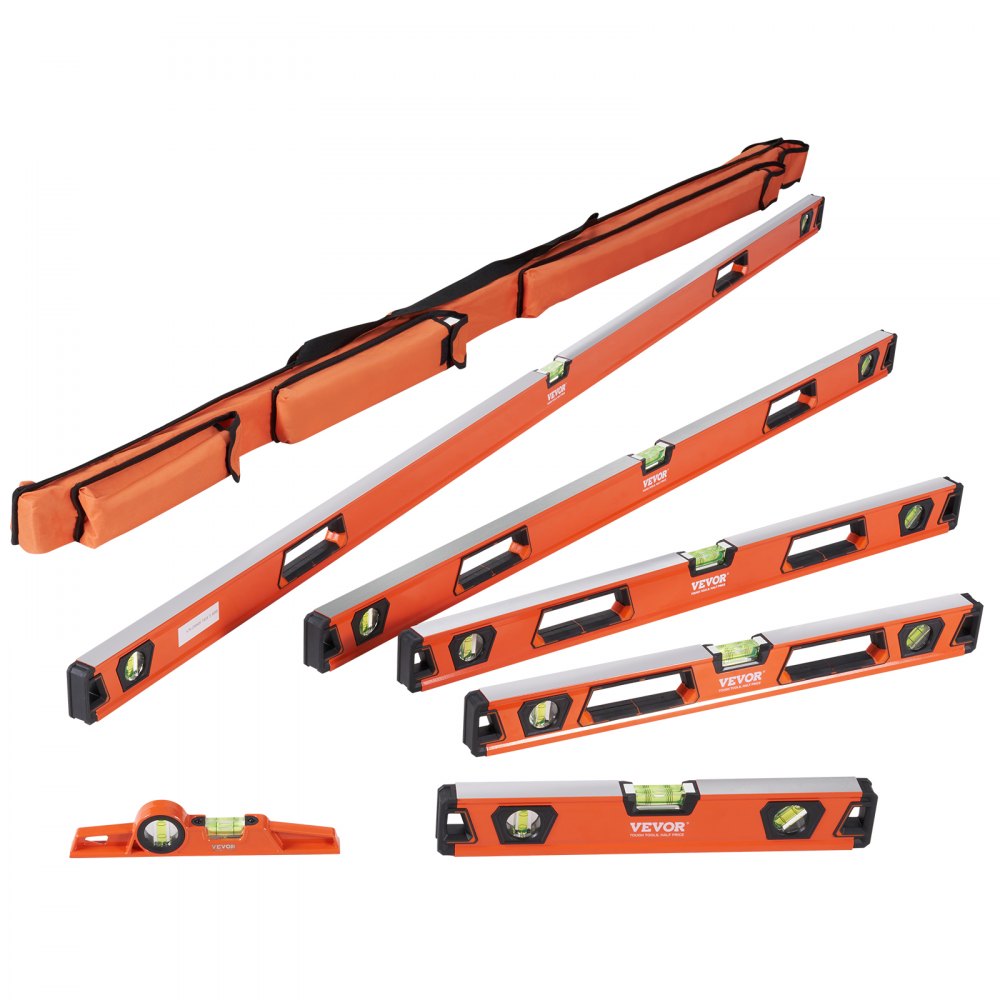 ST08003 - Durable Magnetic Level Set, 48/24/16/10" - Accurate Measurements