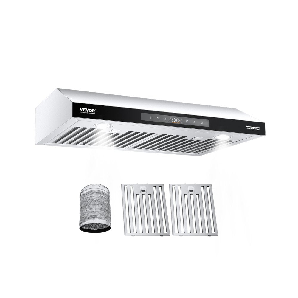 UC19S-EH30 - VEVOR 30" Range Hood with 900CFM Airflow & Touch Control