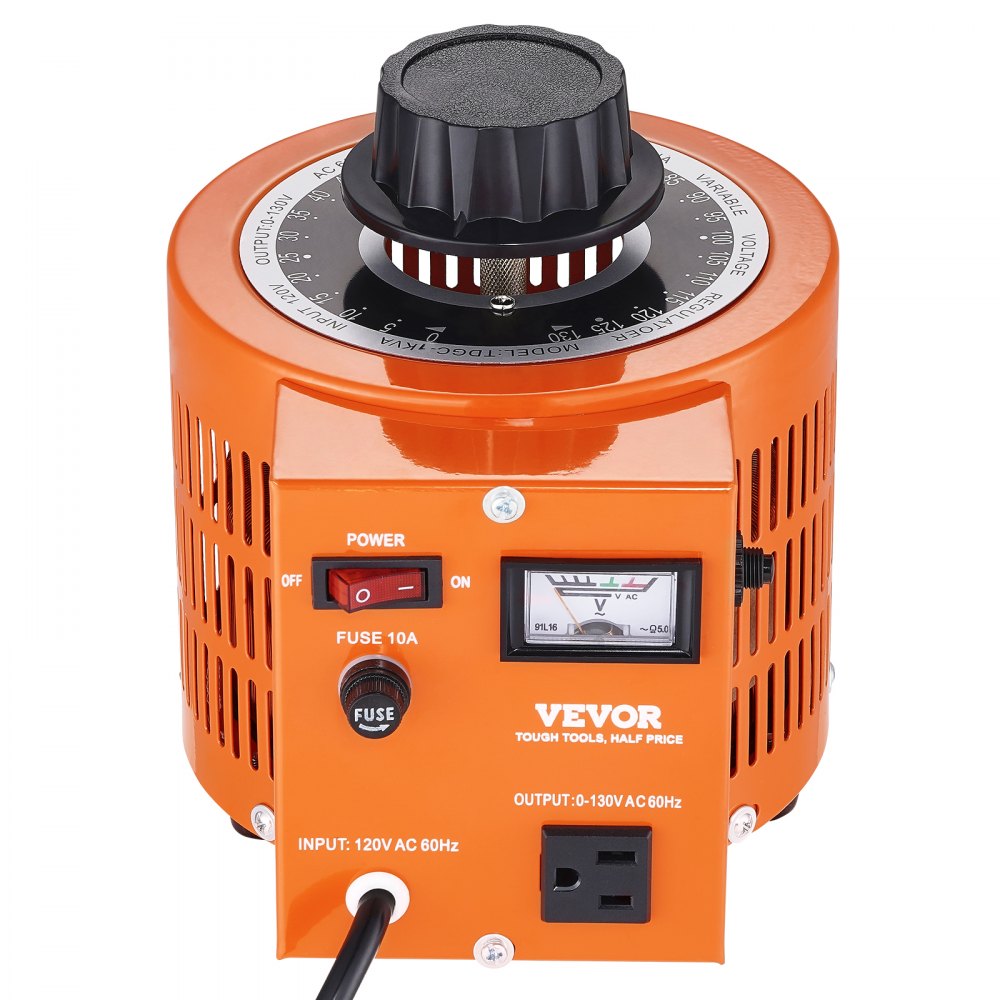 TDGC2-1000VA - 1000VA Variable Transformer 110V Input, 0-130V Output