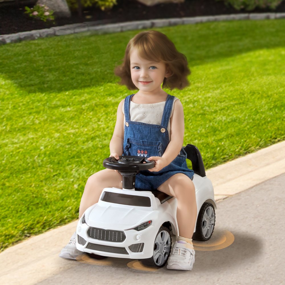 QX-3397-1-W - VEVOR 25.98" Ride-On Push Car for Toddlers