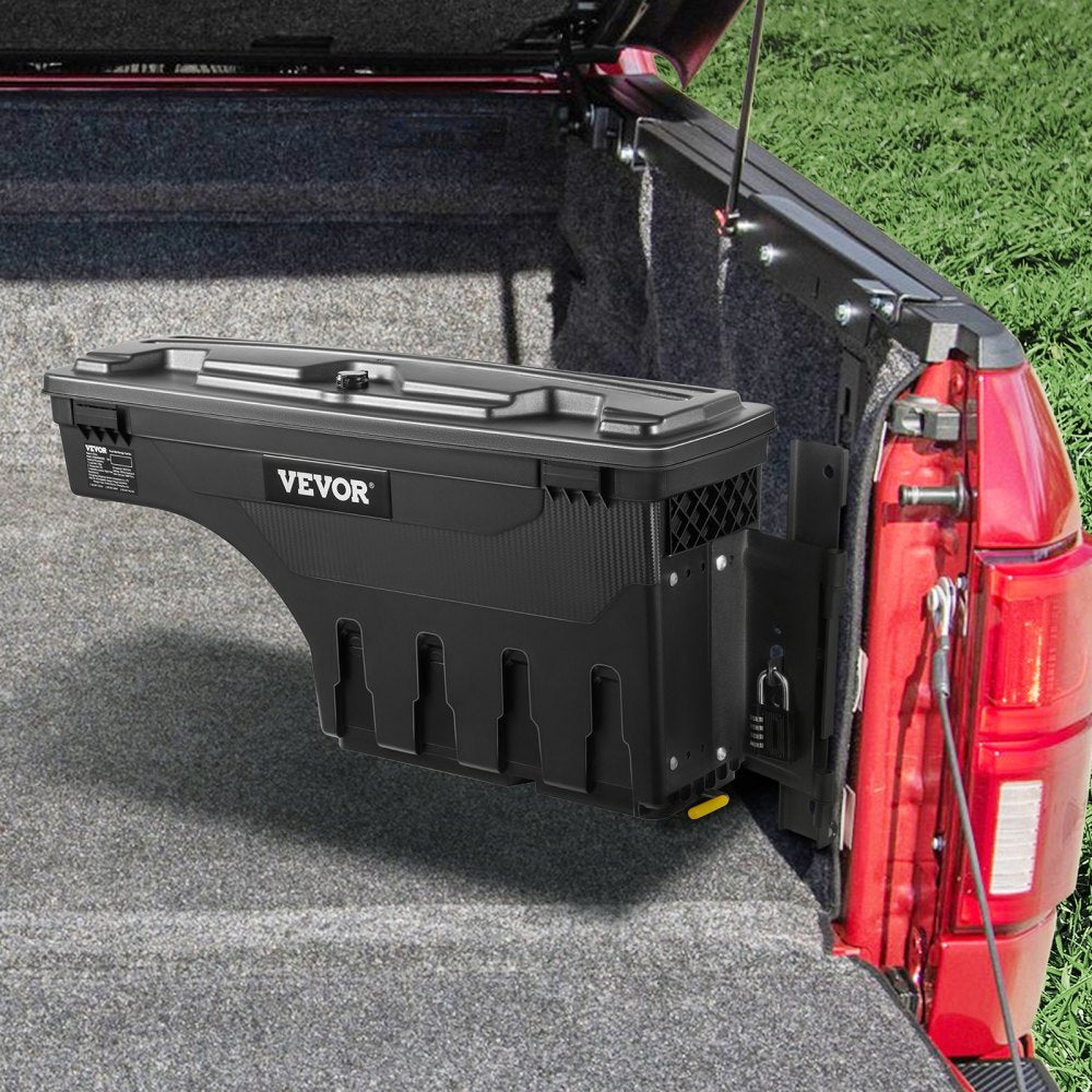 010588126181 - VEVOR Truck Bed Toolbox for 2015-2021 F150, Space-Saving Design