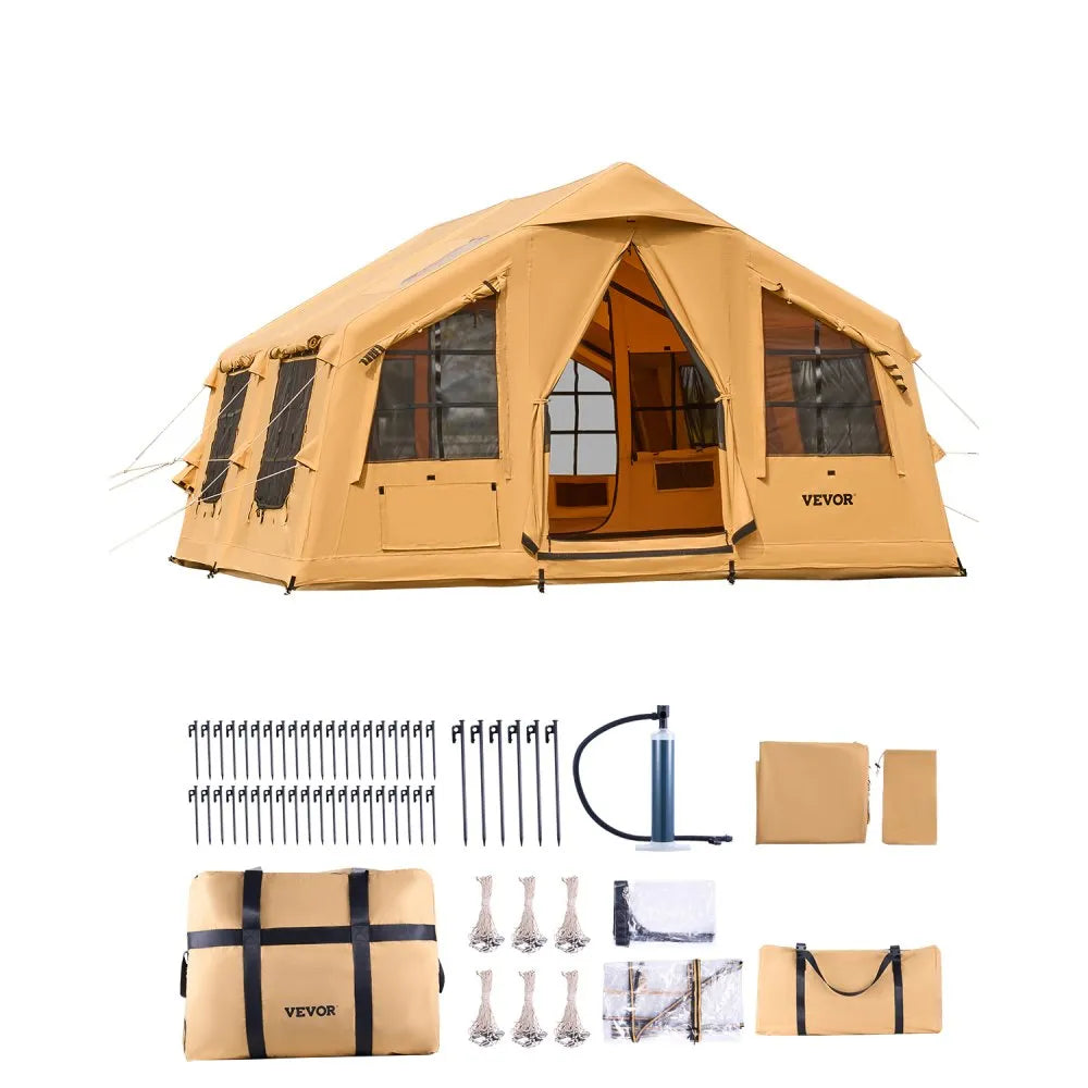 121011-17-331-08C - Spacious 186 sq.ft. Inflatable Tent for 12-16 People