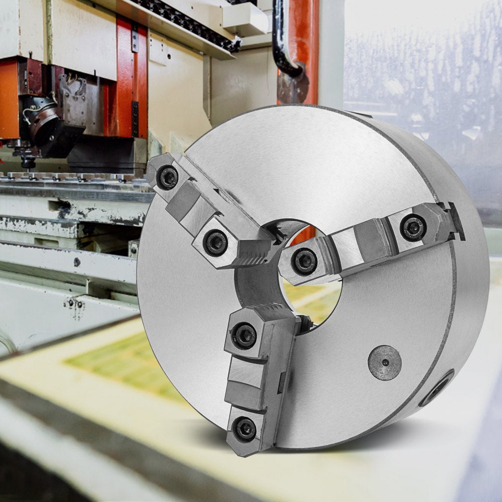 K11-200A - 8" Self-Centering Steel Lathe Chuck for Versatile Machinery