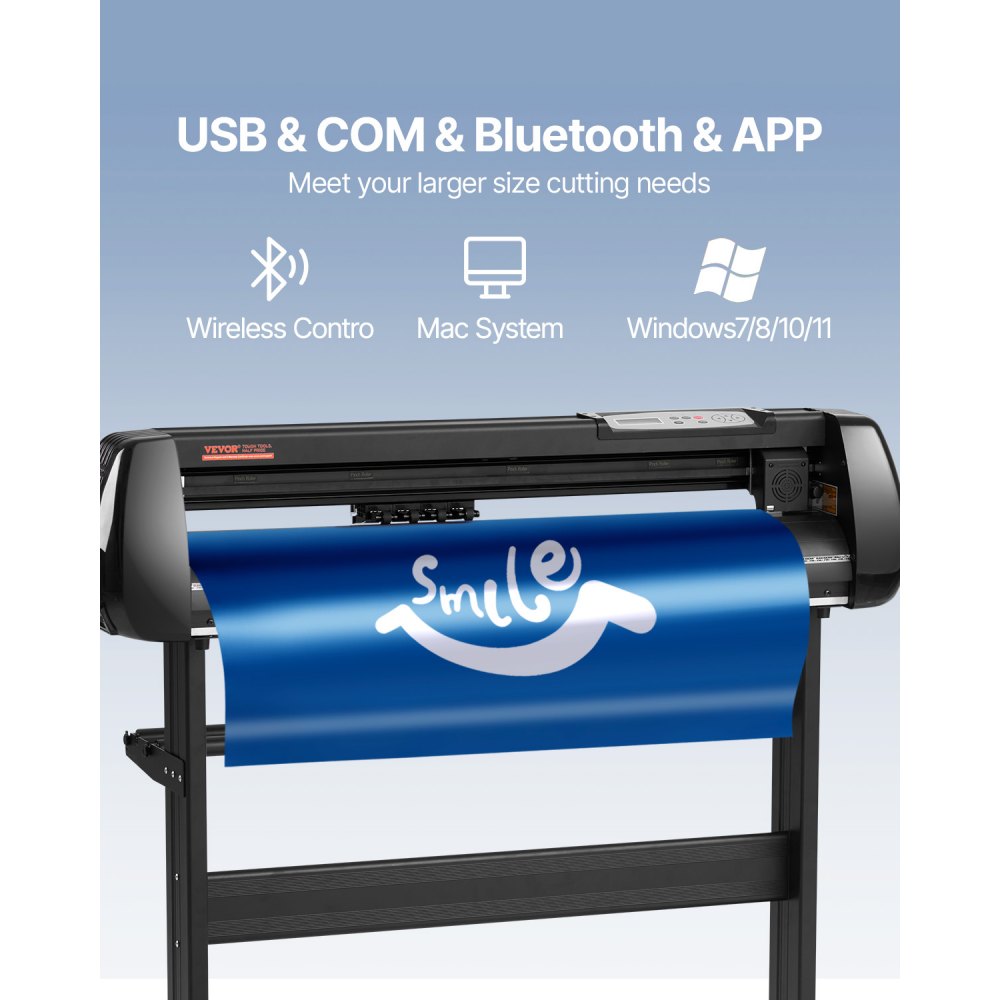 SK-870L - 34in Vinyl Cutter with Bluetooth & SignMaster Software