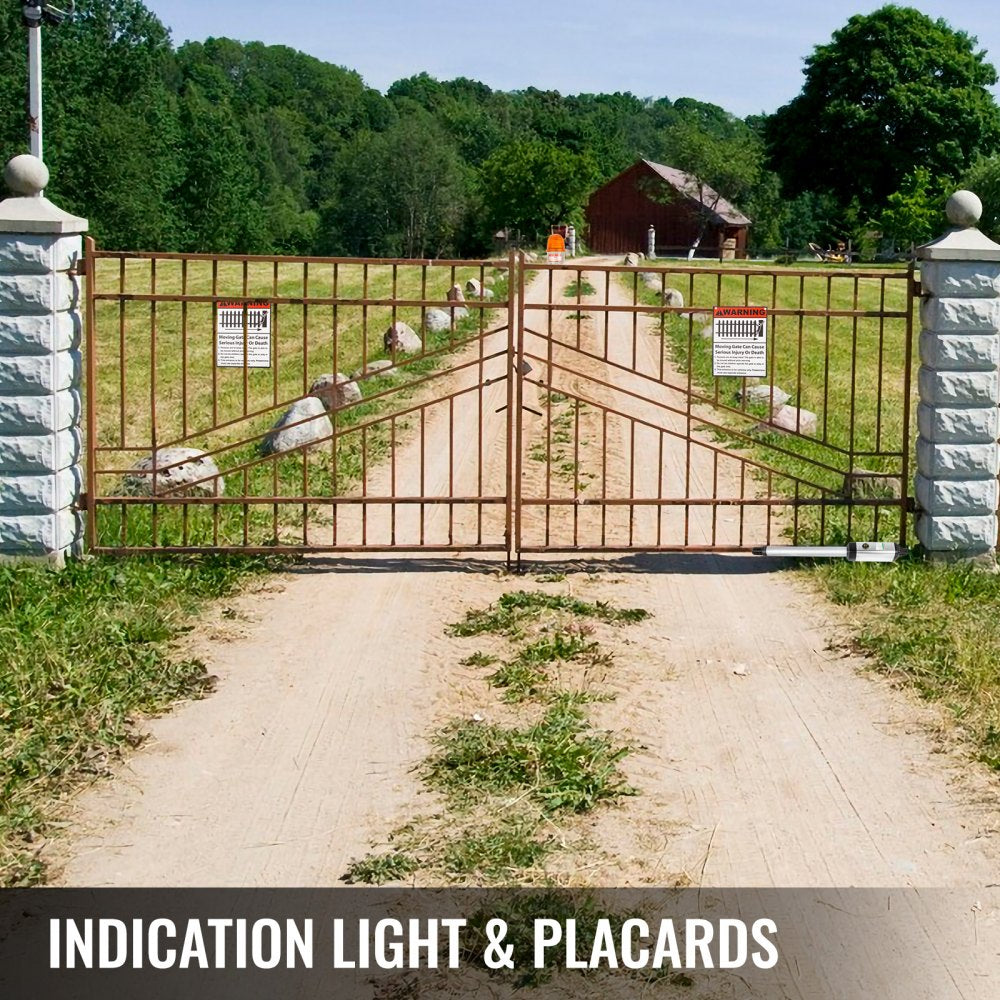 010814047198 - VEVOR Electric Swing Gate Opener with Auto Close Feature