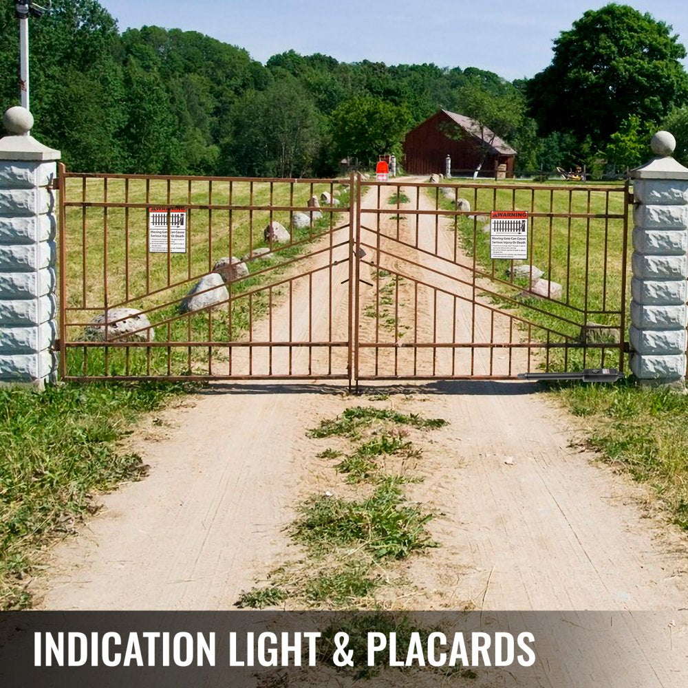 010268969107 - VEVOR Electric Gate Opener for Swing Gates, Remote Control Functionality