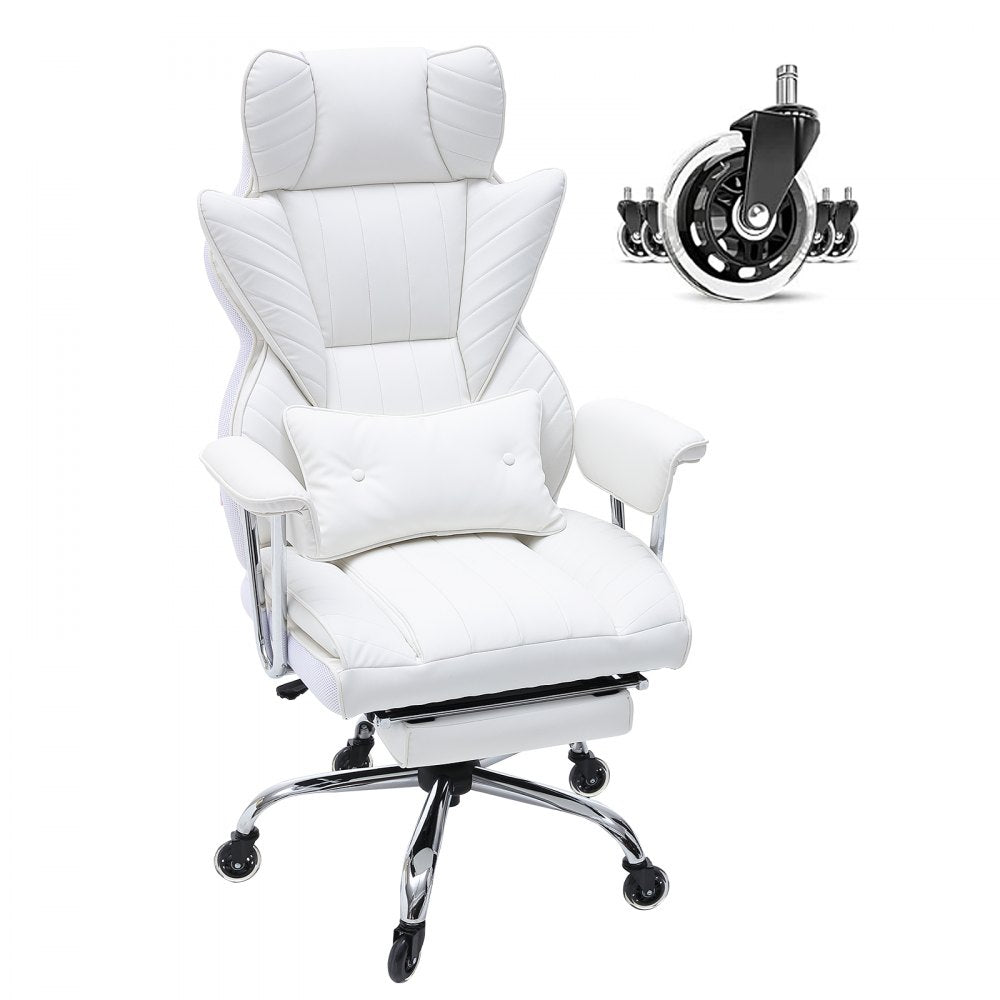 GF-82724H - Comfortable Reclining Office Chair with Footrest, 350 lbs Capacity