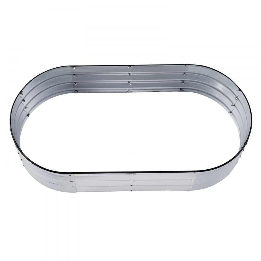 010806737477 - 48.2" Galvanized Raised Garden Bed for Flowers & Vegetables