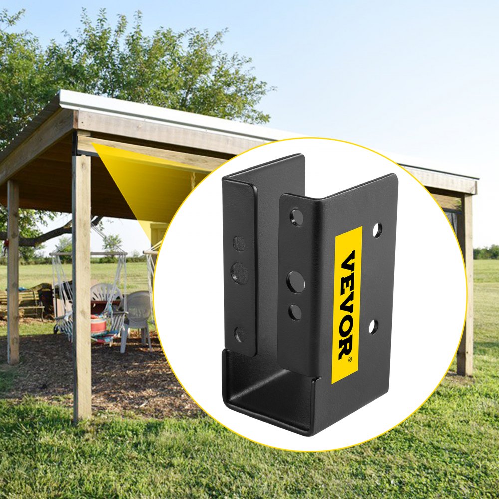 VV-2x4UXLJJH-12PCS - Durable Powder-Coated Joist Hanger for 2"x4" Beams