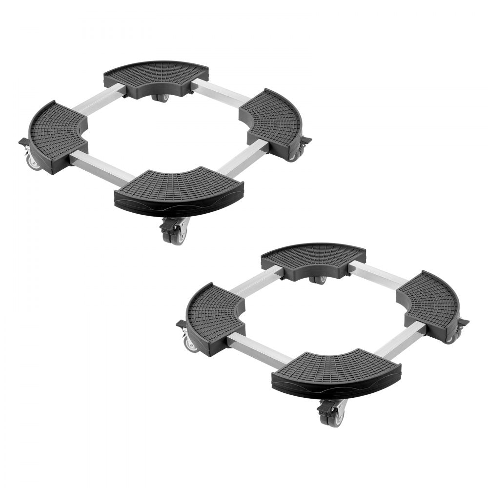 Y21-2 - Heavy-Duty 440lbs Trash Can Dolly with 6-Position Height Adjustment