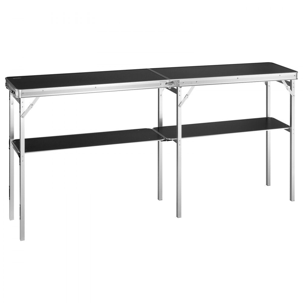 DX9930-B - 77.95" Portable Bar Table for Events and Parties