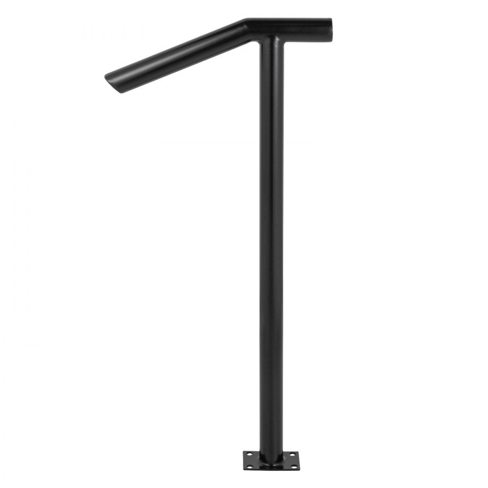 DLZ-2STEP - Outdoor Iron Handrail for 1-2 Steps, Supports 441 lbs