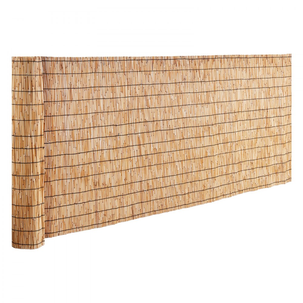 LLWL13333N - 13.3' x 3.3' Natural Reed Privacy Fence Screen