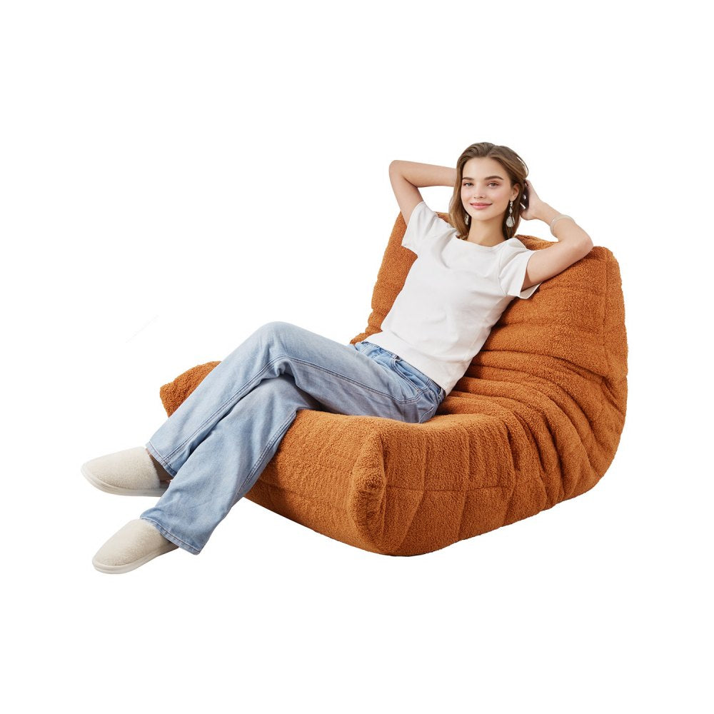 SM-SS-03 - Ergonomic Bean Bag Chair with Memory Foam, 19.69" Deep