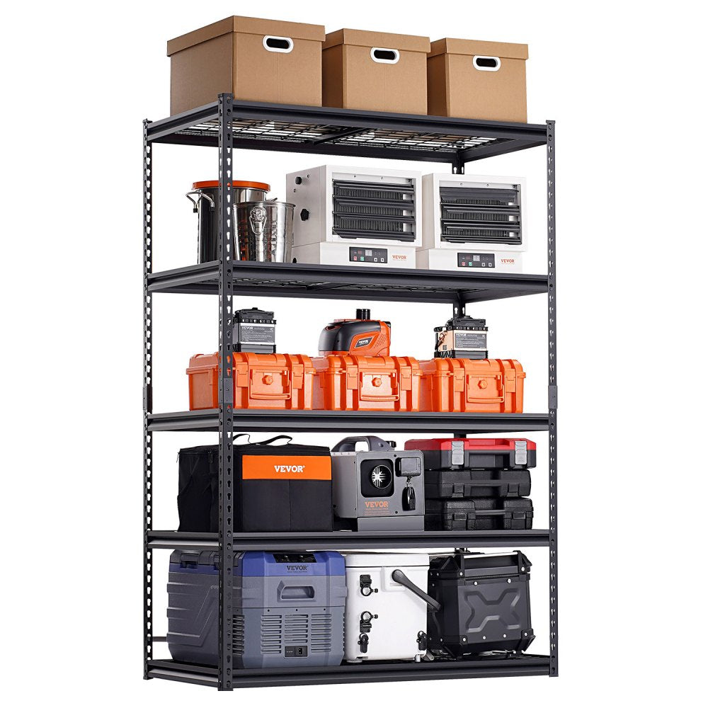 448JA98TV0 - Adjustable 5-Tier Garage Shelf with Heavy-Duty Design