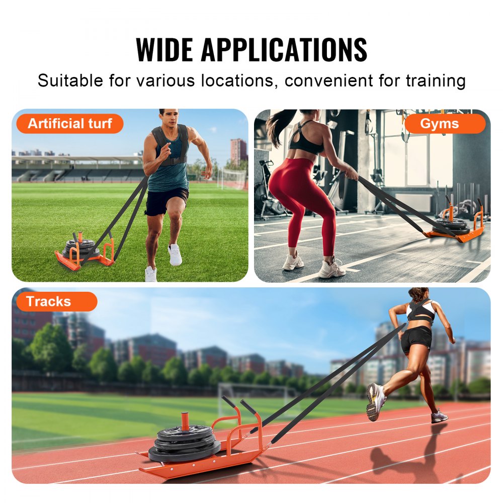 SHK-001 - Versatile Weight Pull Sled for Enhanced Athletic Performance