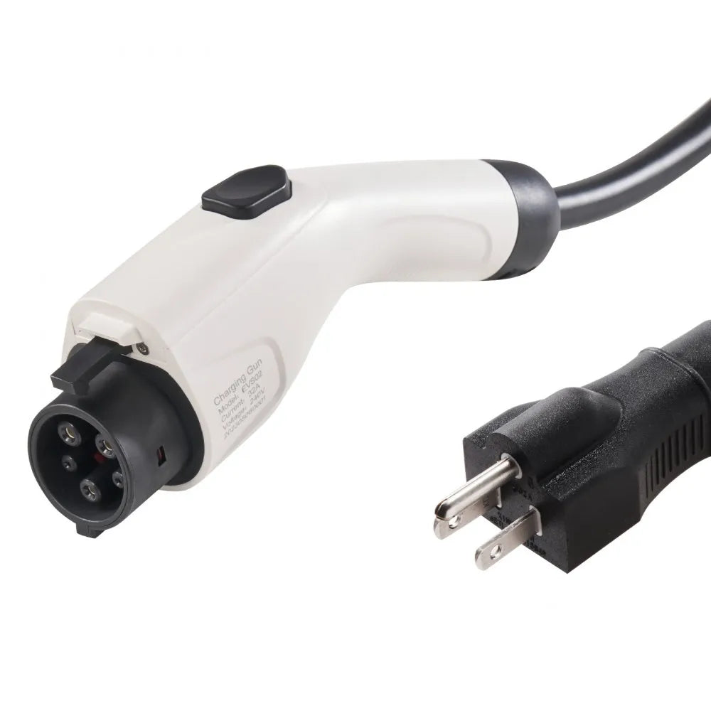 EV-B06-US003A - 28ft Portable EV Charger, 16A with Dual Voltage Flexibility