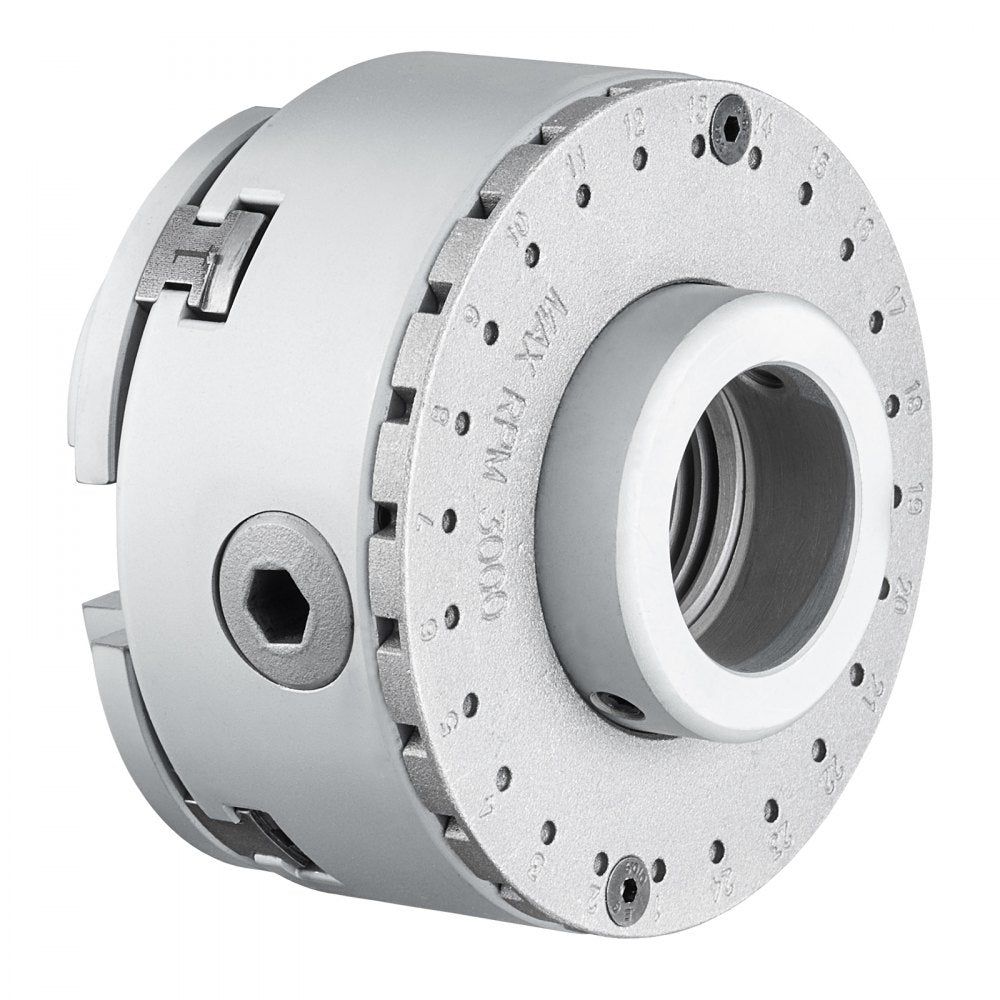 KP965 - 4-Inch VEVOR Lathe Chuck with 5 Jaws, Durable Design