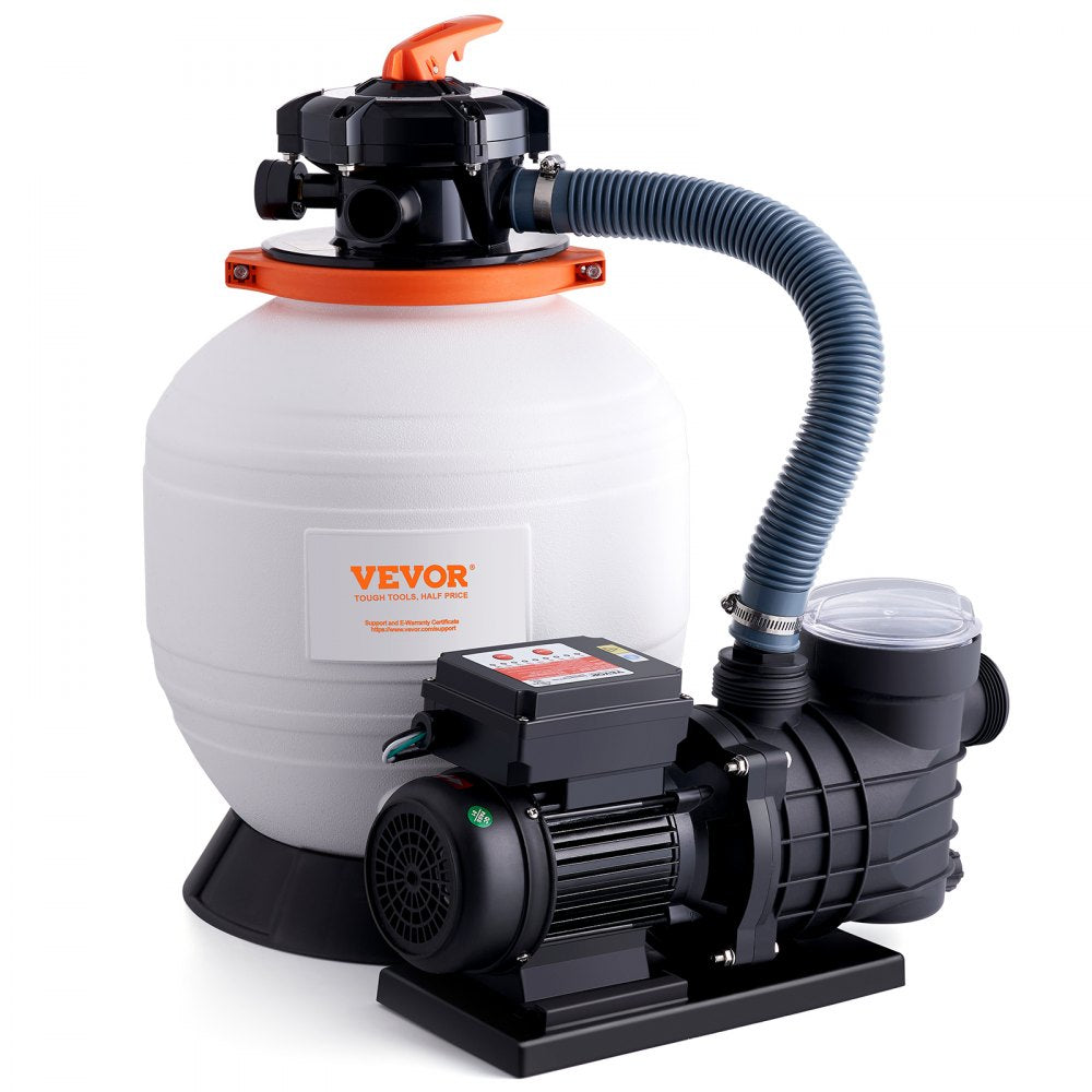 HCP550A-D - 0.75 HP Sand Filter Pump - 3000 GPH, 5 Modes for Pools