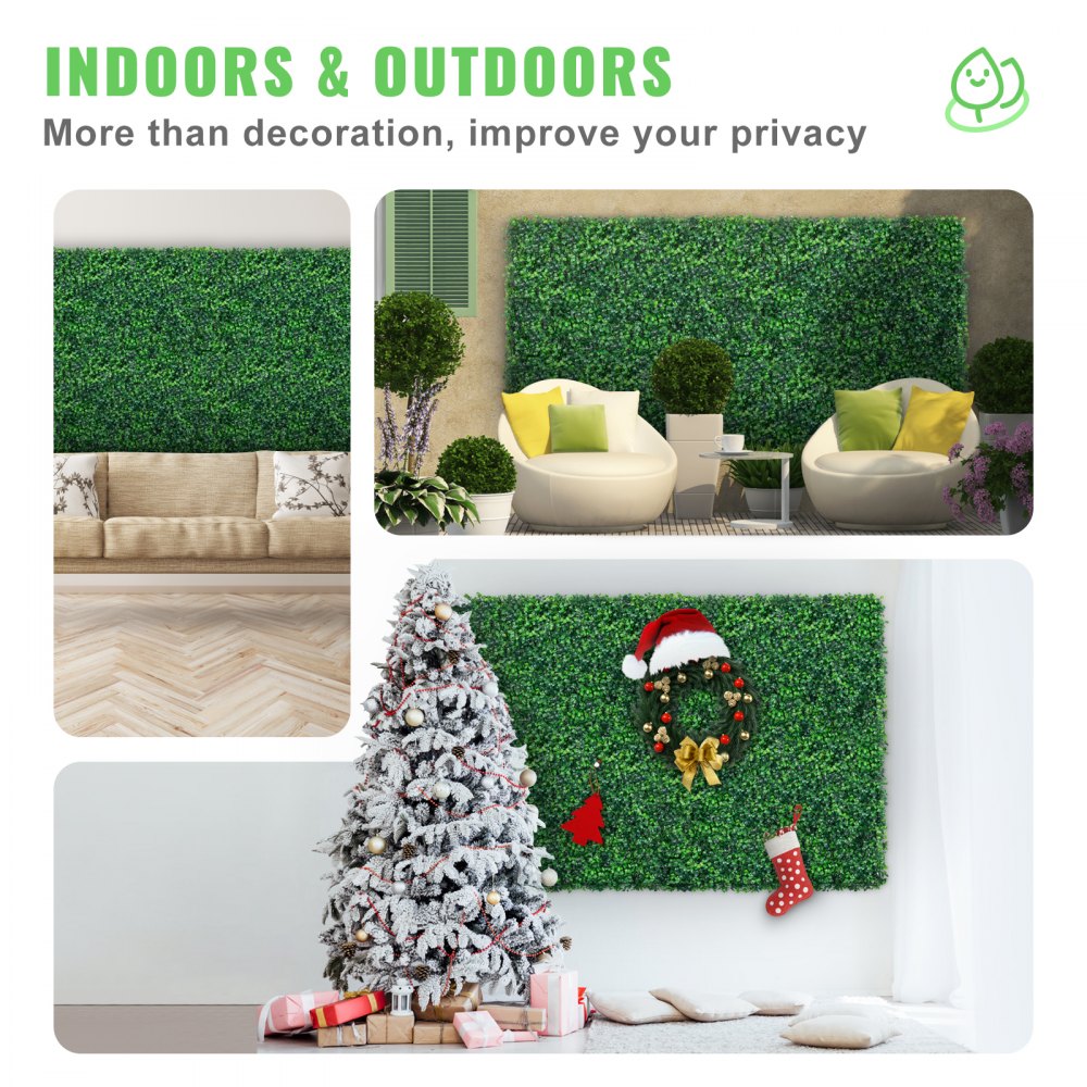 010343048954 - Easy-Install 24"x16" Grass Wall Panels for Privacy and Style