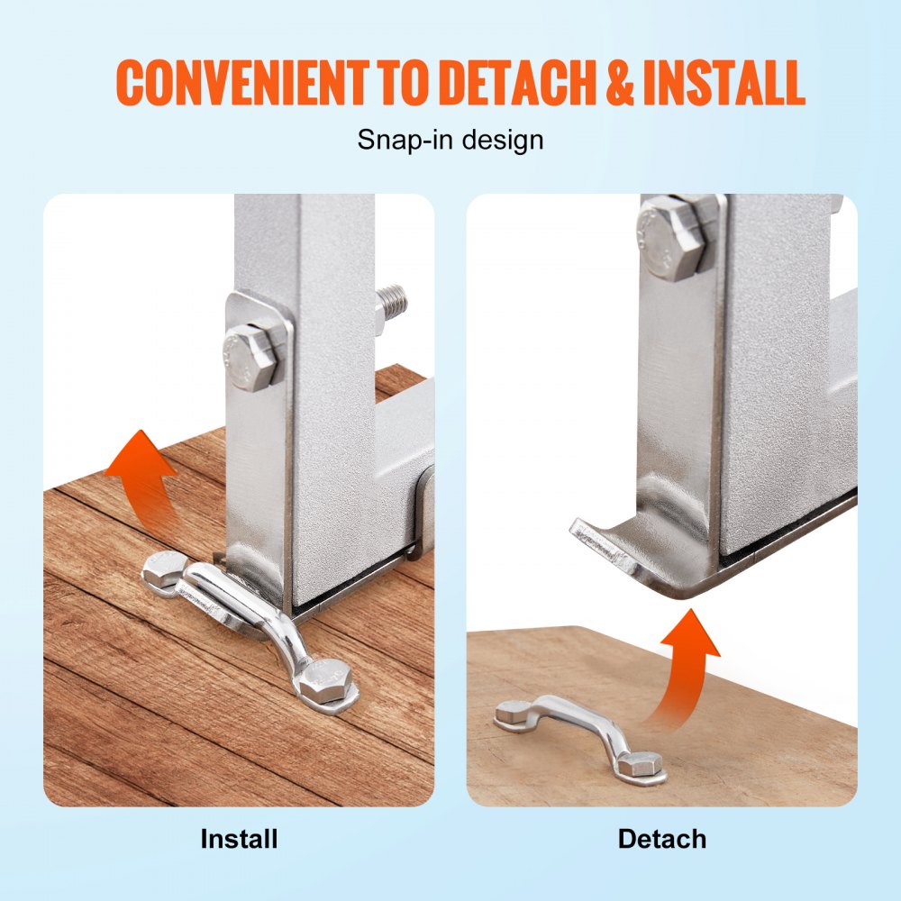 010858591091 - 4-Step Aluminum Dock Ladder with Non-Slip Mats