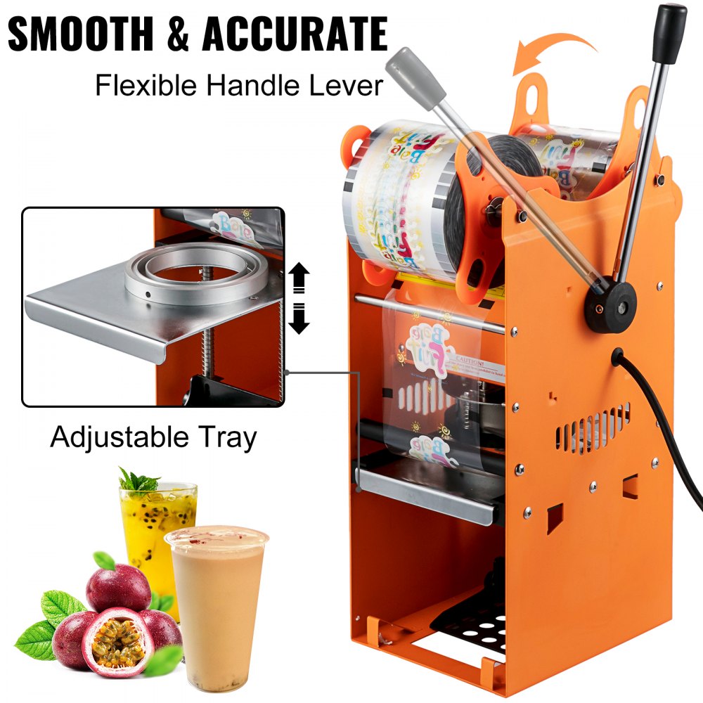 010299807526 - Semi-Automatic Boba Tea Sealer for 500 Cups per Hour