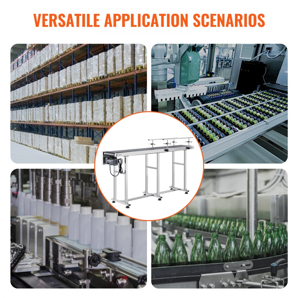 MS18020 - 71" Motorized Stainless Steel Conveyor for Smooth Operations