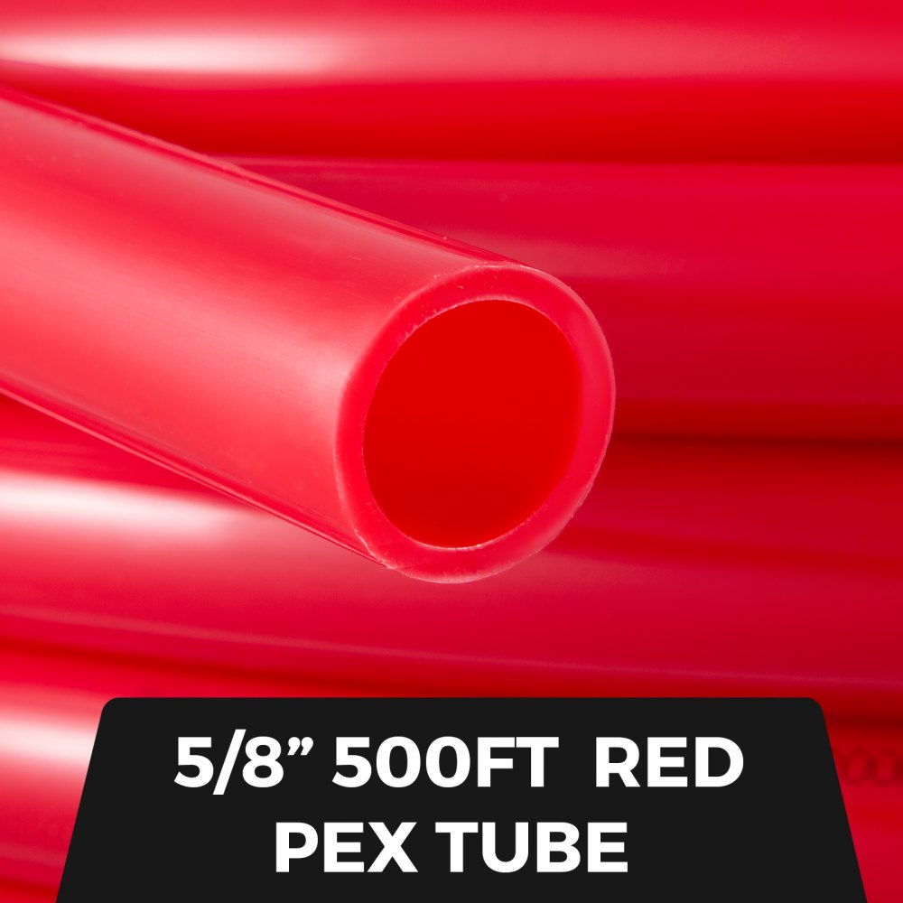 010625046037 - 5/8" x 500Ft Flexible Oxygen Barrier PEX Tubing for Plumbing