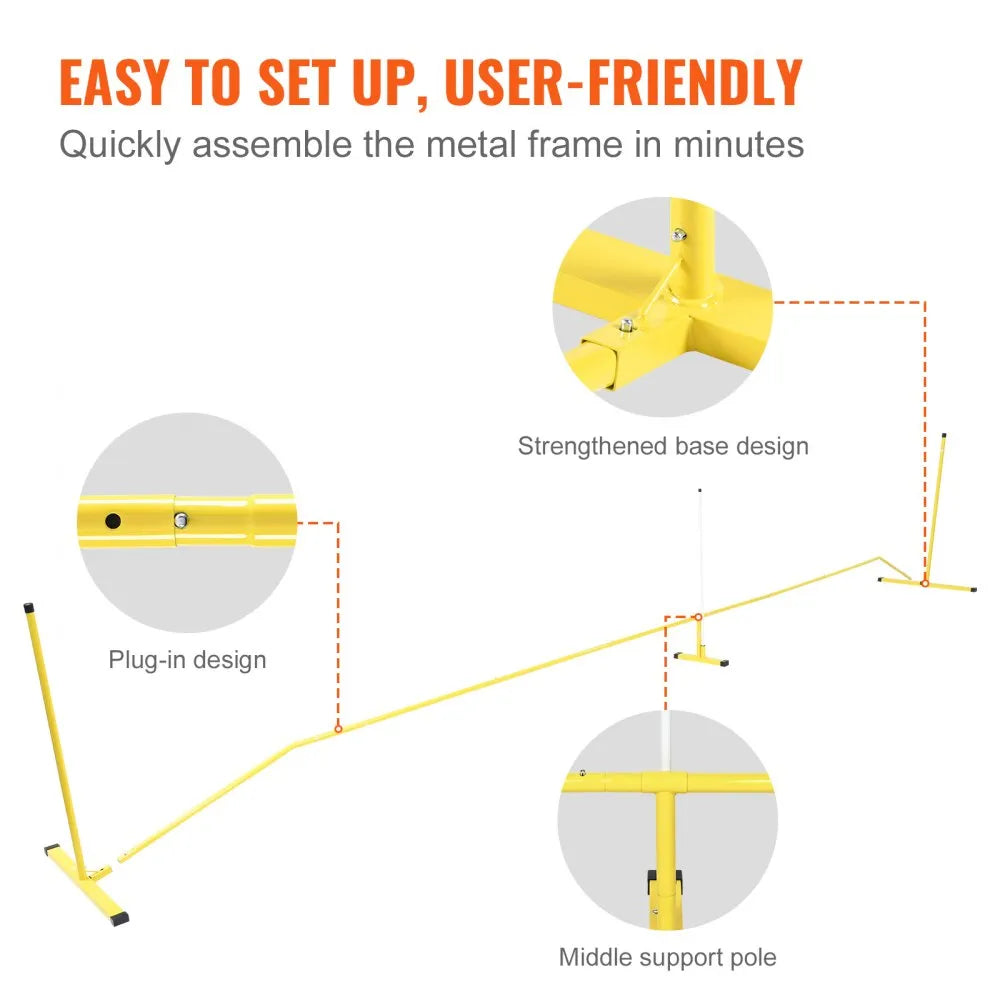 JH-502 - 22FT Durable Pickleball Net System with Carrying Bag