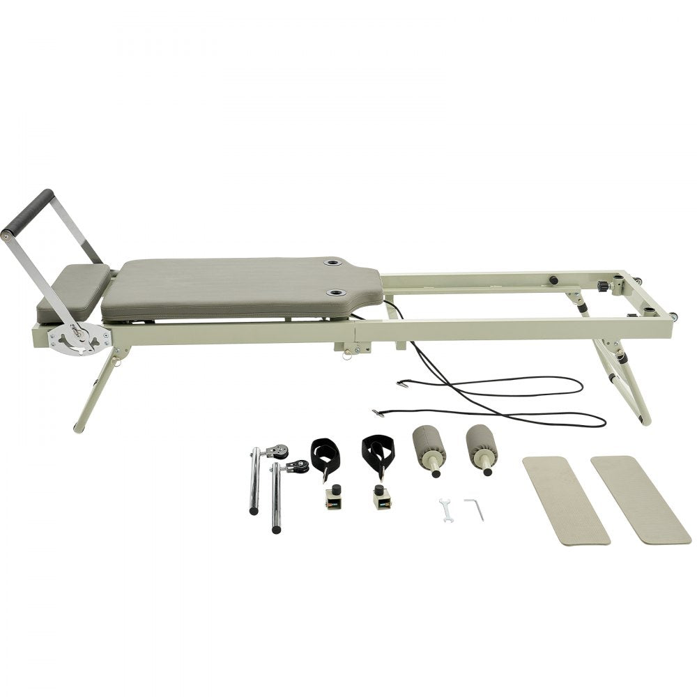 S1002 - Foldable Pilates Reformer 82x22x29" for Compact Home Workouts