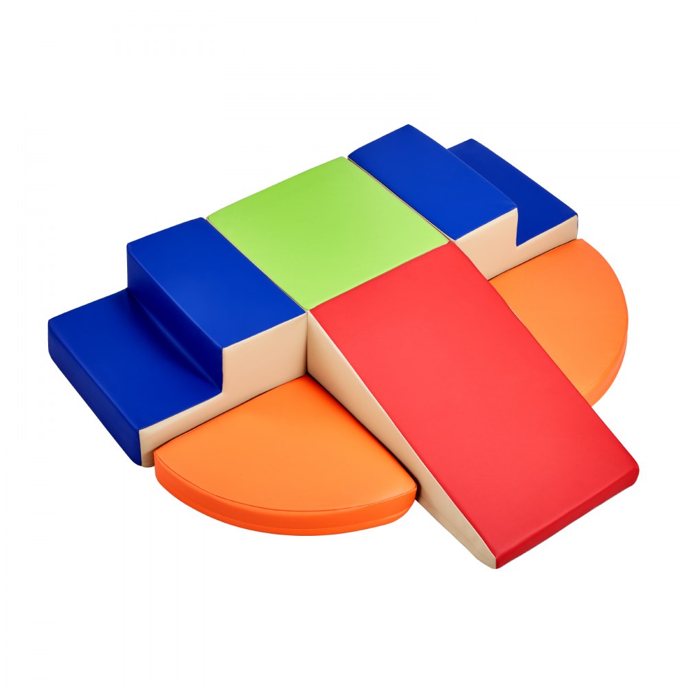 HN-12654 - 6-Piece Colorful Foam Climbing Blocks Set for Kids