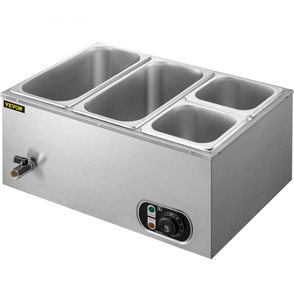BM-42B - 14.8 Qt Stainless Steel Food Warmer for Buffets and Restaurants