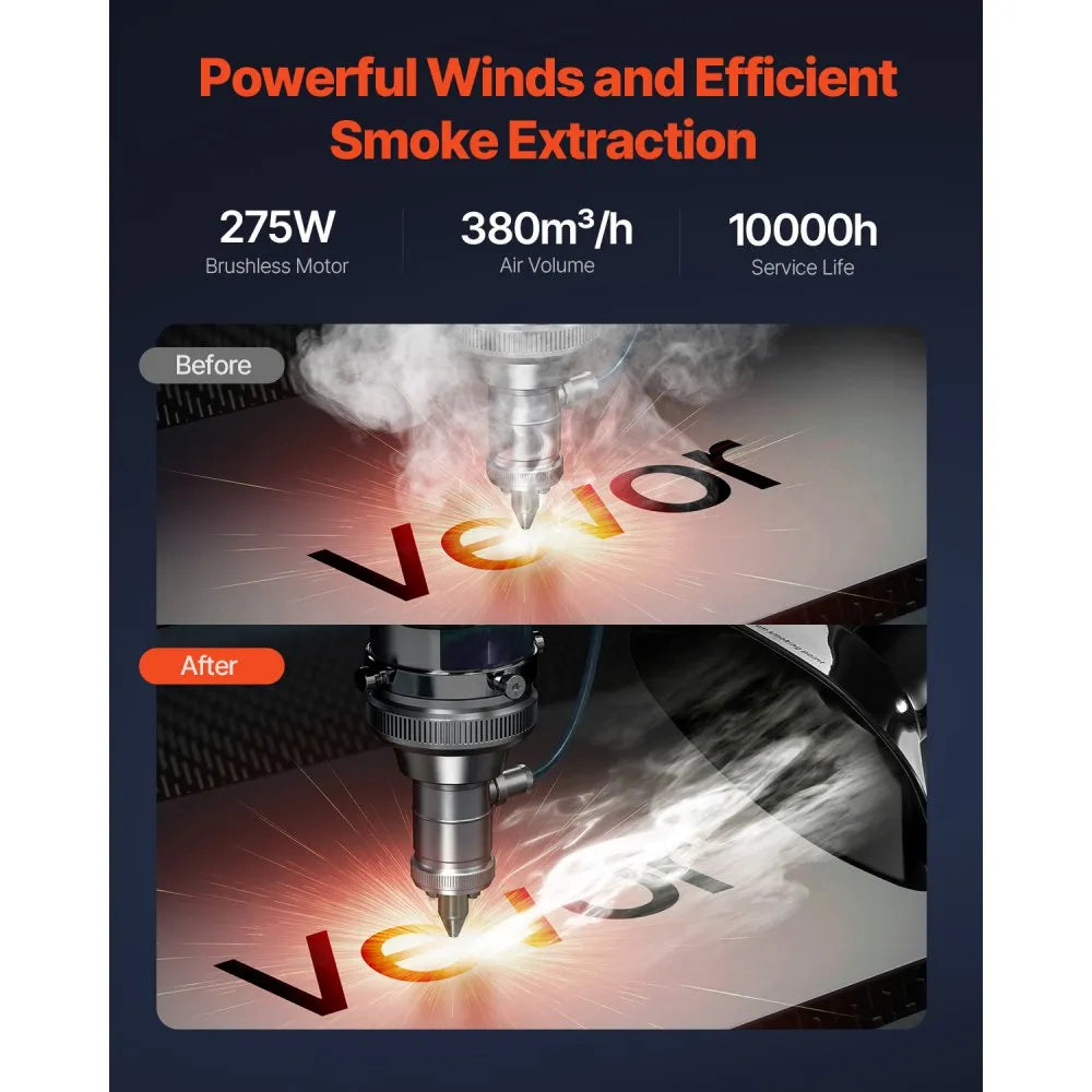 DX2000 - 275W Solder Fume Extractor with Dual Hoses & Filtration