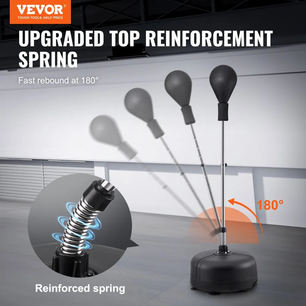 SXQ-1 - Compact VEVOR Punching Bag with Gloves & Pump for Fitness
