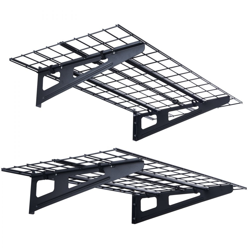 LL2448 - Metal Wall Shelves, 250 lbs Capacity, Garage Storage Solution