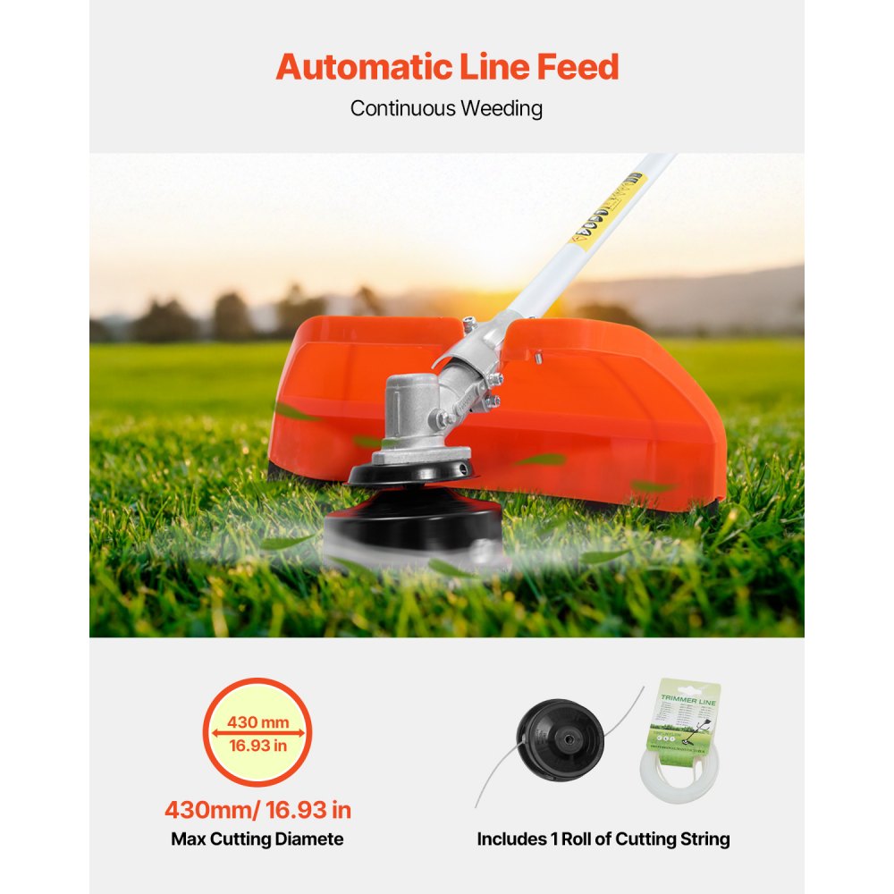 TT-1E44F-5 - 51.7CC Straight Shaft String Trimmer with 3T Blade