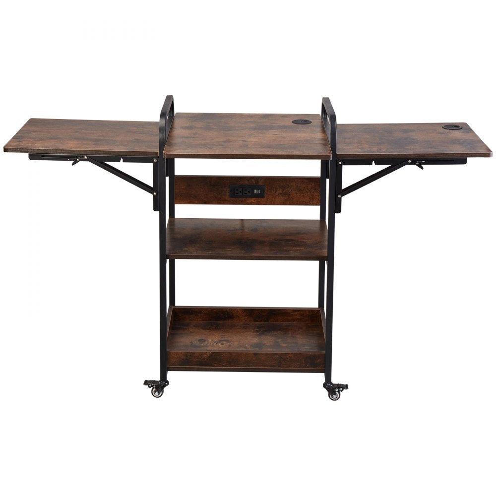 DX0202-C240277S-01 - Multi-Layer Heat Press Table with USB Charging Station