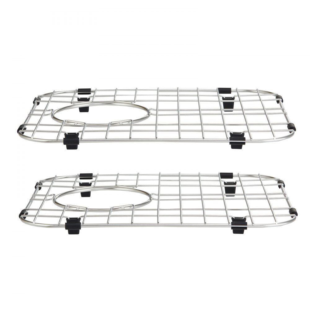 KM-BHQ-2302-SKU5 - 2PCS Stainless Steel Sink Protector Grid, 13.3"x11.6"