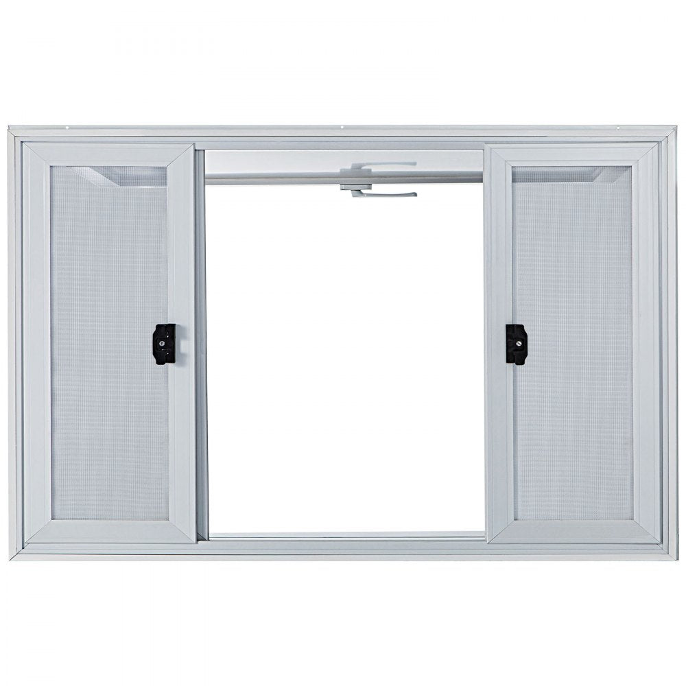 VV-CSW-SC-3660 - 60x36" Aluminum Food Truck Window with 4 Sliding Screens