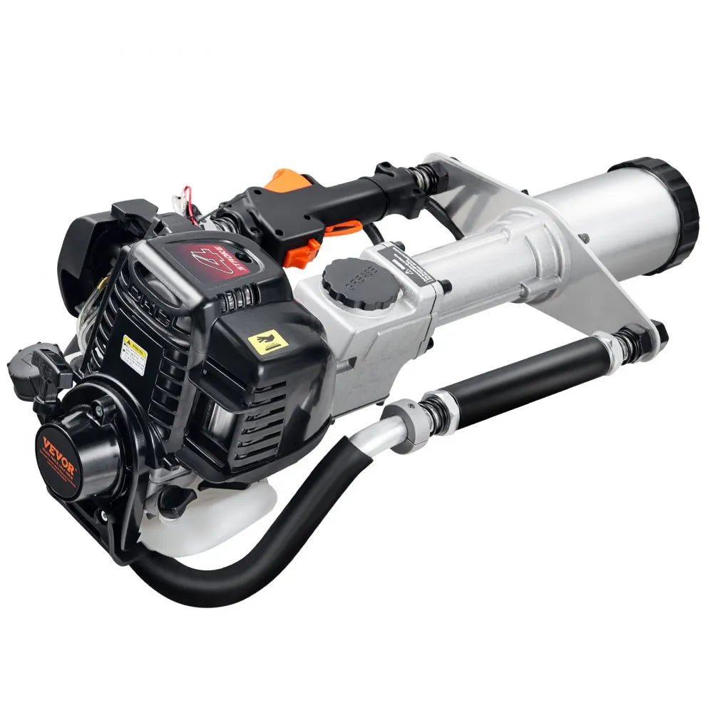 JH-65 - VEVOR 37.77cc Gas-Powered Pile Driver with Interchangeable Heads