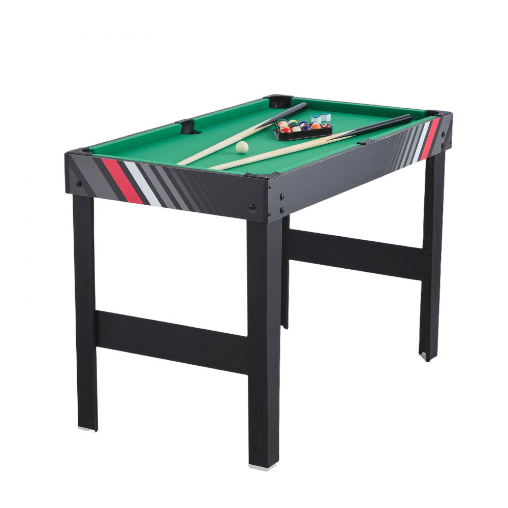 SUM-4824-4K - 48" 4-in-1 Game Table: Air Hockey, Foosball, Billiards & Tennis