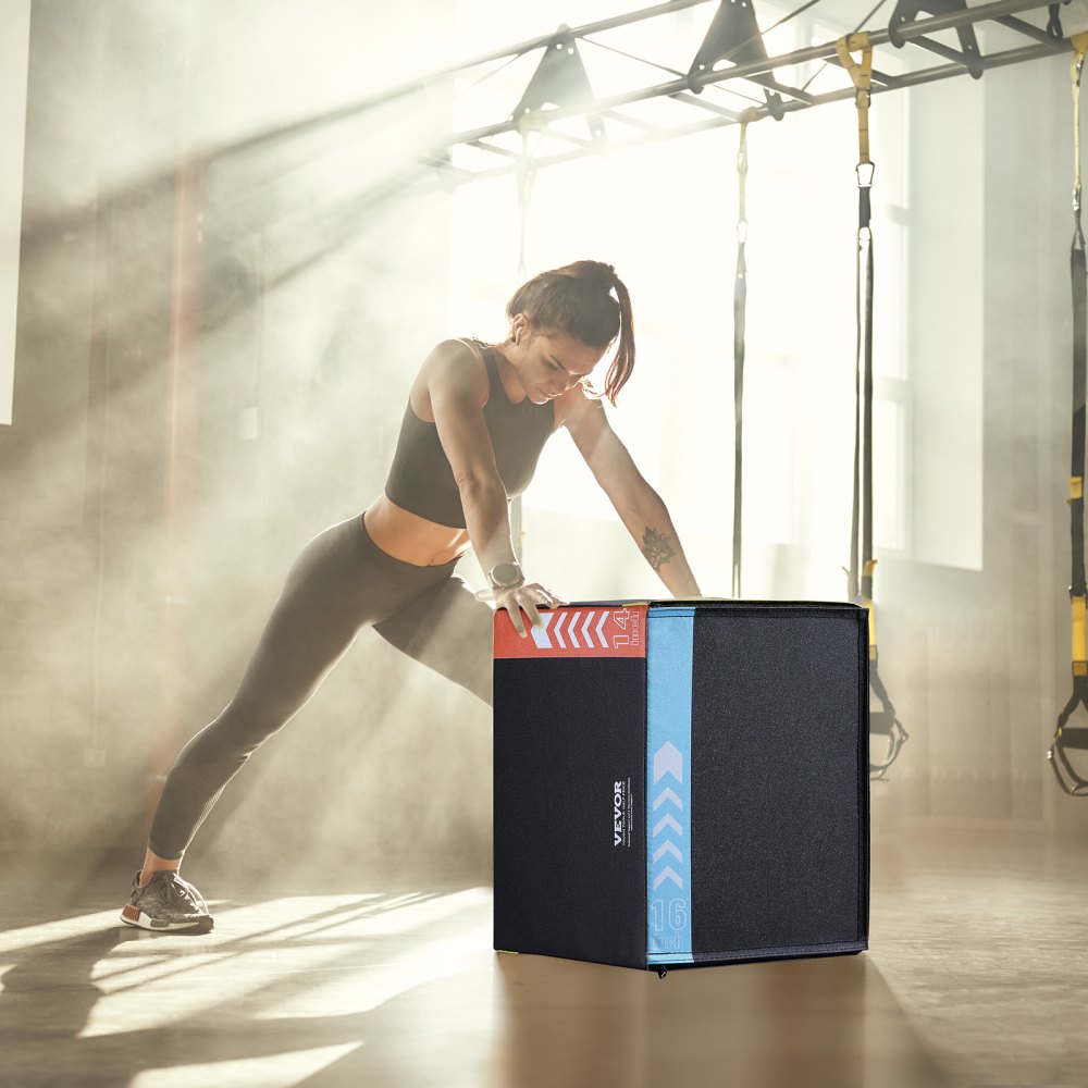SS-Z-16-14-12 - Durable 3-in-1 Jump Box for Home Workouts