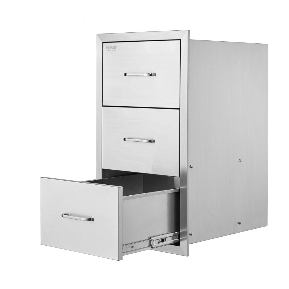 CTGPJ-04 - Stainless Steel Triple Drawer Set for Outdoor Kitchen Storage