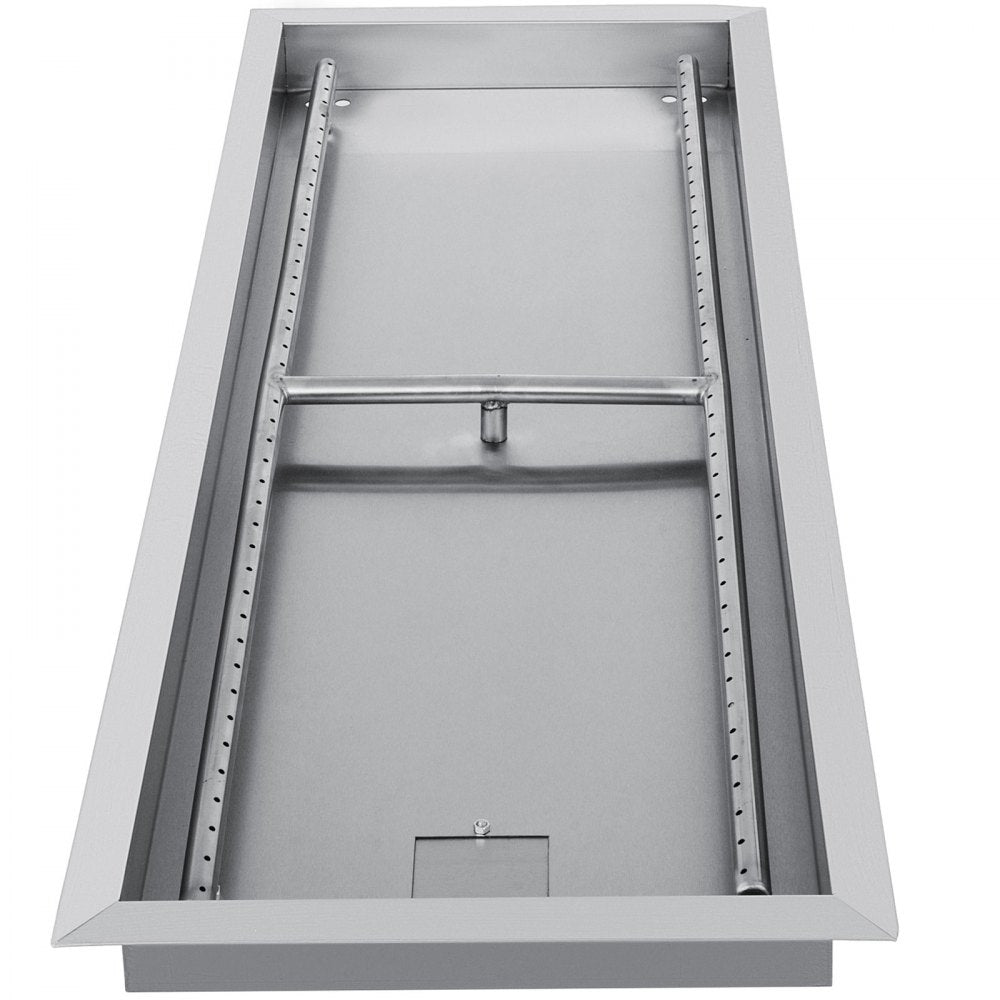 010980274887 - Stainless Steel 37.5" Fire Pit Pan with 150,000 BTU Output