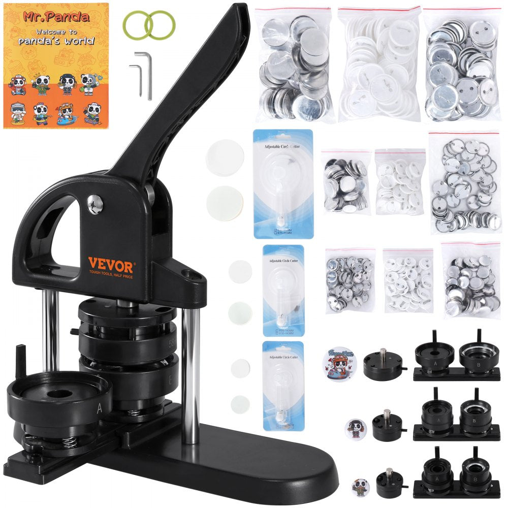 JMB-X3 - Easy-to-Use VEVOR Button Maker for 0.98"-2.28" Buttons