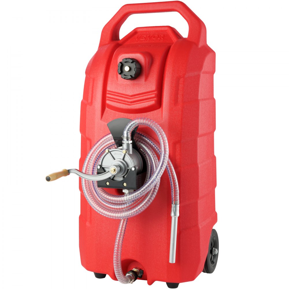 JGC16P - 16 Gallon VEVOR Fuel Caddy with Rubber Wheels for Easy Transport