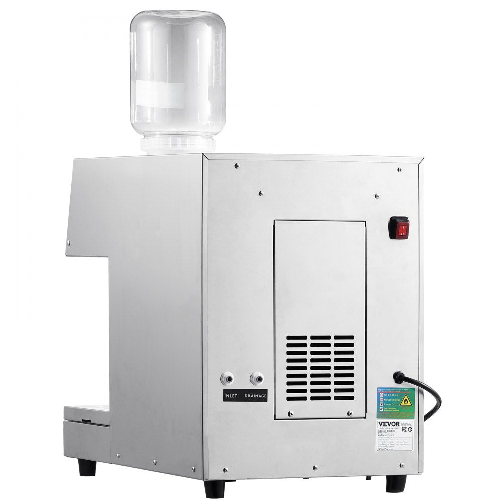 QLX1603-1 - 529LBS/Day Stainless Steel Ice Machine with 700W Compressor