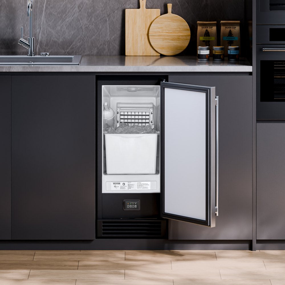 IMD50BI - 50 lbs Built-In Ice Maker with Reversible Door & Drain Pump