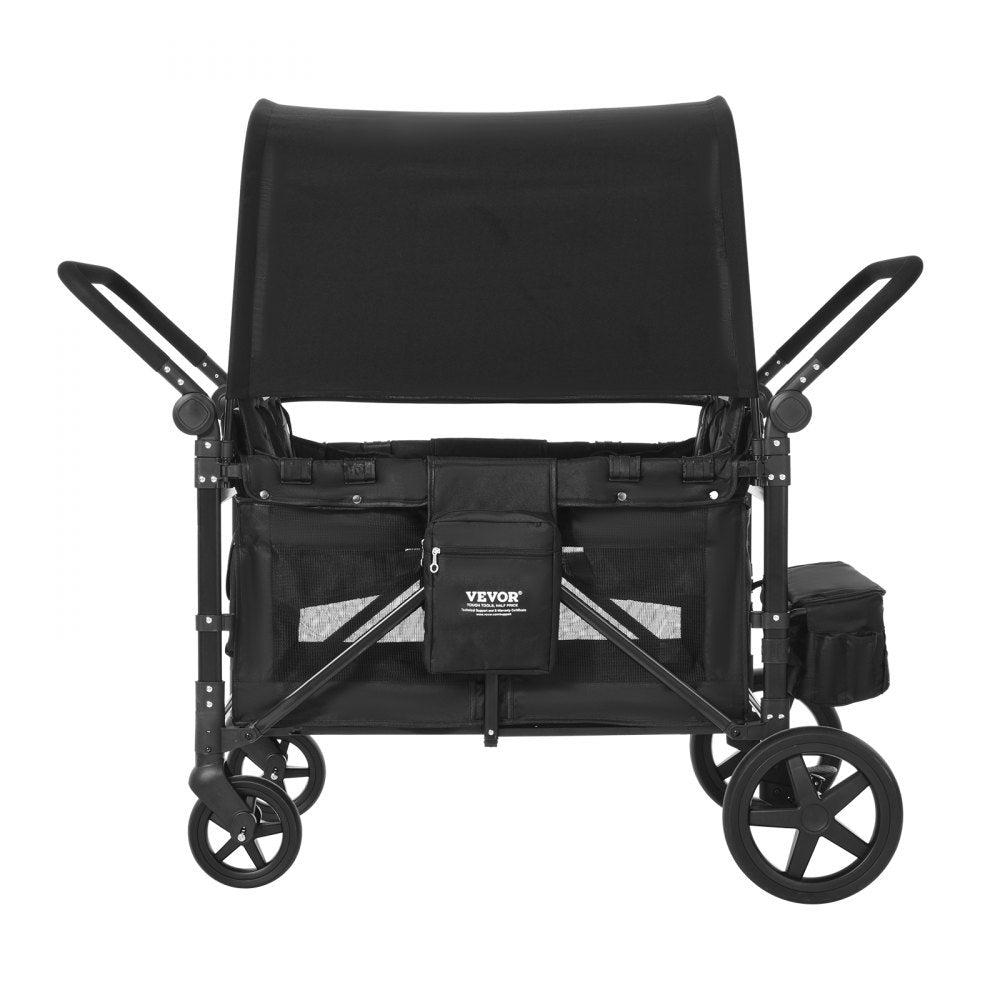 IM4seater-HS - Portable 4-Seater Wagon Stroller with Safety Harness